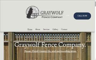 Graywolf Fence Company website