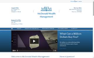 McDonald Wealth Management website
