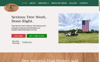 Wc Timber & Tree Services website