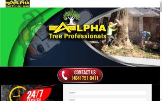 Alpha Tree Professionals website