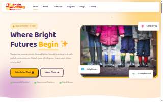 Bright Learning Academy of Roswell website