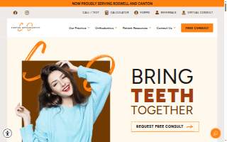 Canton Orthodontics - Roswell website