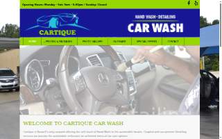 Cartique Carwash ROSWELL website