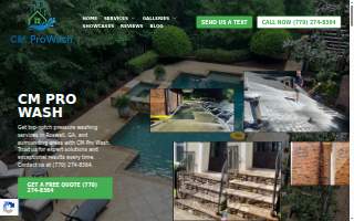 CM Pro Wash website