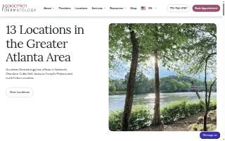 Goodman Dermatology - Roswell website