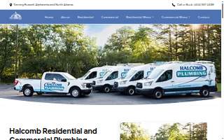 Halcomb Plumbing Inc website
