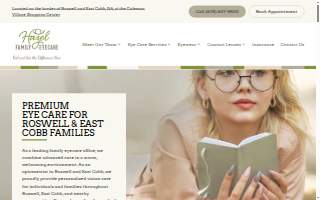 Hazel Family Eyecare website