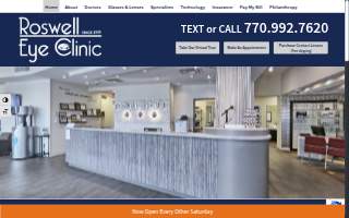Roswell Eye Clinic website