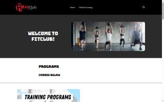 Roswell Fit Club website