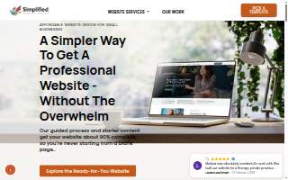 Simplified Website Design of Roswell website