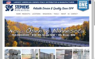SPS Professional Fence website