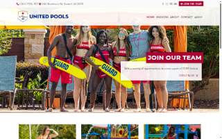 United Pools website