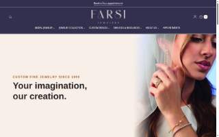 Farsi Jewelers website