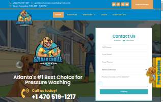 Golden Choice Pro-Wash of Sandy Springs website