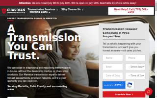 Guardian Transmissions website