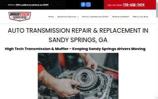 High-Tech Transmission Services website