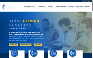 Prestige Staffing of Sandy Springs website