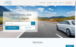 Ultimate Auto Glass & Electronics of Sandy Springs website