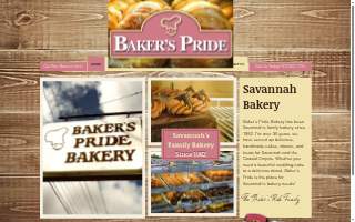 Baker's Pride Bakery website