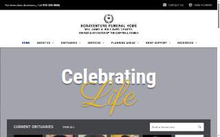 Bonaventure Funeral Home website