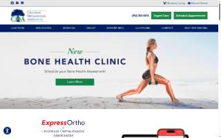 Chatham Orthopaedic Associates website