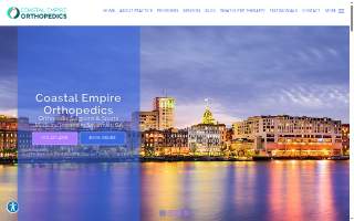 Coastal Empire Orthopedics website