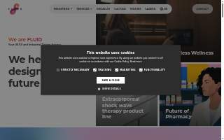 Fluid Form Studio website