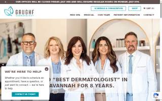 Gaughf Dermatology website