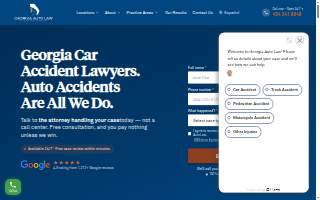 Georgia Auto Law: Auto Accident Attorneys website