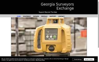 Georgia Surveyors Exchange website