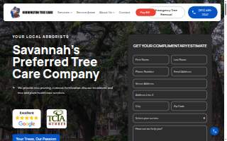 Herrington Tree Services website