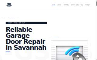 KR Garage Solutions website