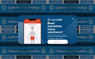 Optim Orthopedics - Savannah website