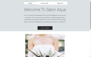 Salon Aqua website