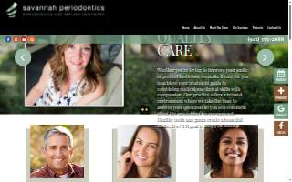 Savannah Periodontics website