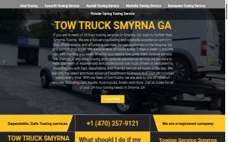 Aled Towing Service Tow Truck website