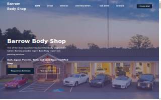 Barrow Body Shop website