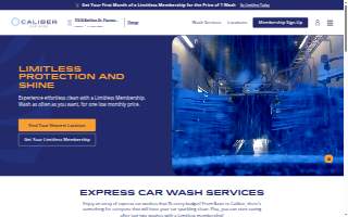 Caliber Car Wash of Smyrna website