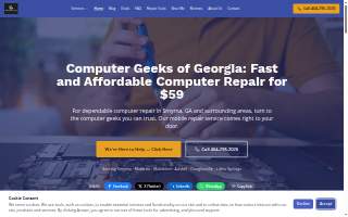 Computer Geeks of Georgia website