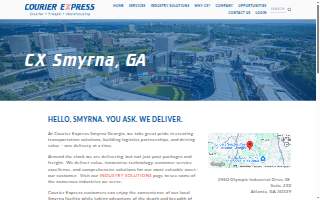 Courier Express of Smyrna website