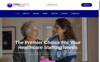 Delta Staffing Partners website
