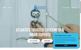 Locksmiths of Atlanta website