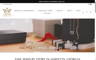 Lorenza Jewelry store and repair shop website