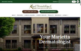 Marietta Dermatology website