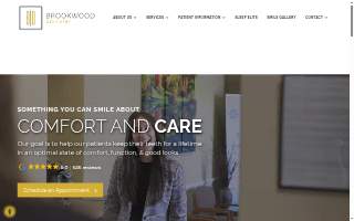 Brookwood Dentistry website