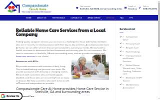 Compassionate Care At Home website