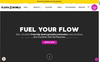 Playa Bowls website