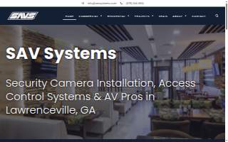 SAV Systems of Snellville website