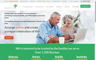 SouthCare Cremation & Funeral Society - Snellville - Call 24/7 website