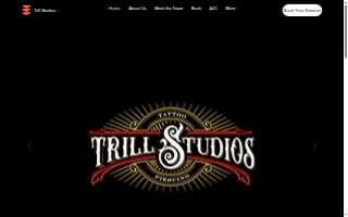 Trill Studios Tattoos & Piercings website
